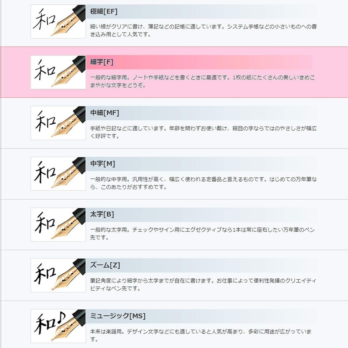 Sailor Fountain Pen, Shiki-ori Hisakata Wakazu Fine Point 11-0500-249