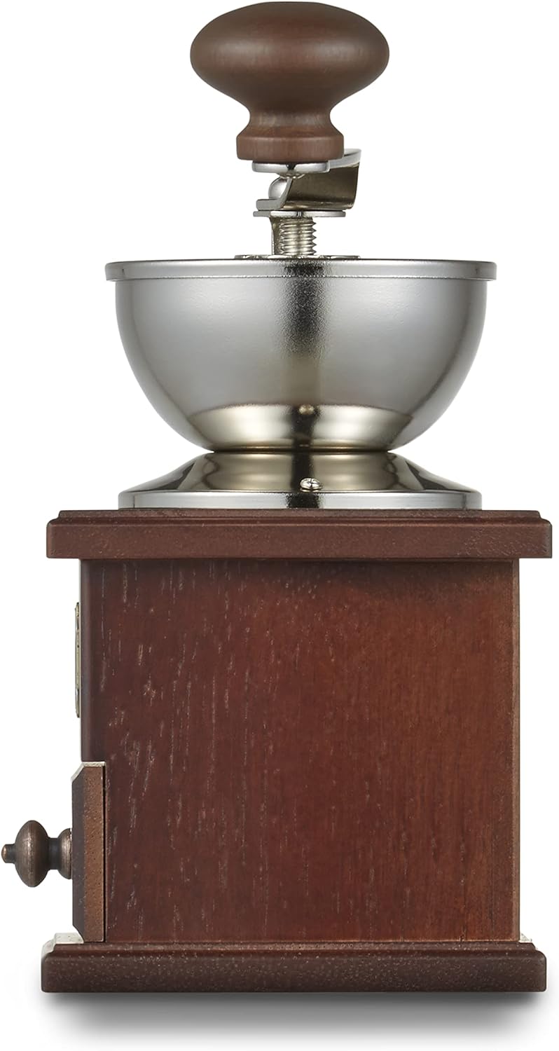 Melitta Coffee Mill, Hand Grinding Grinder, Manual, Wooden, Classic Style, Brown, MJ-0503