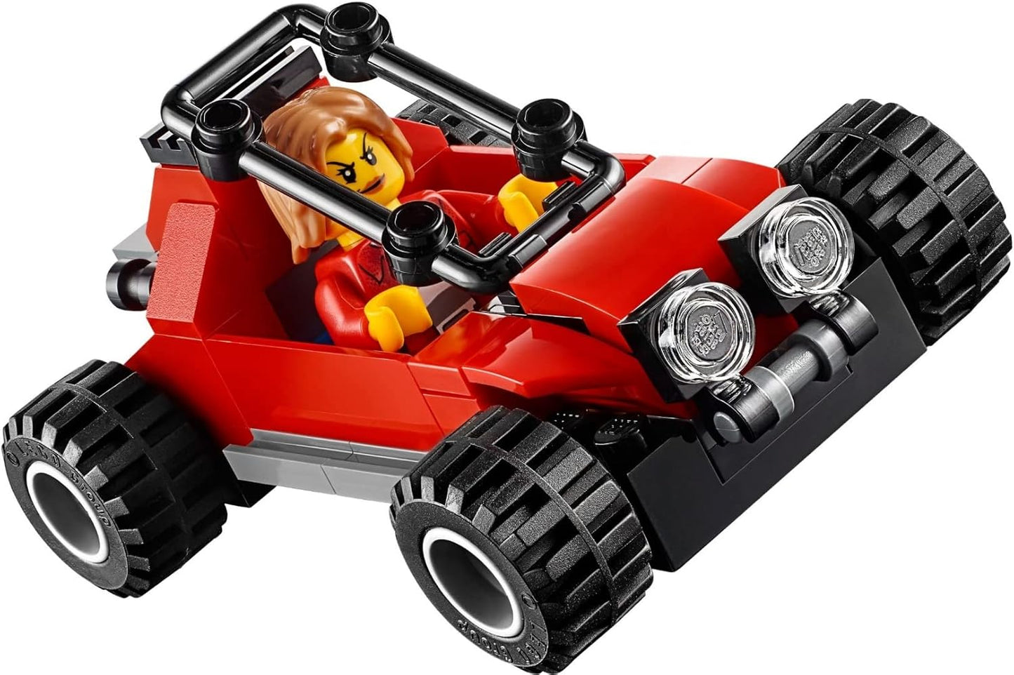 City Police Mountain Arrest Building Set, Buggy & Helicopter Toy, Police Toys for Kids