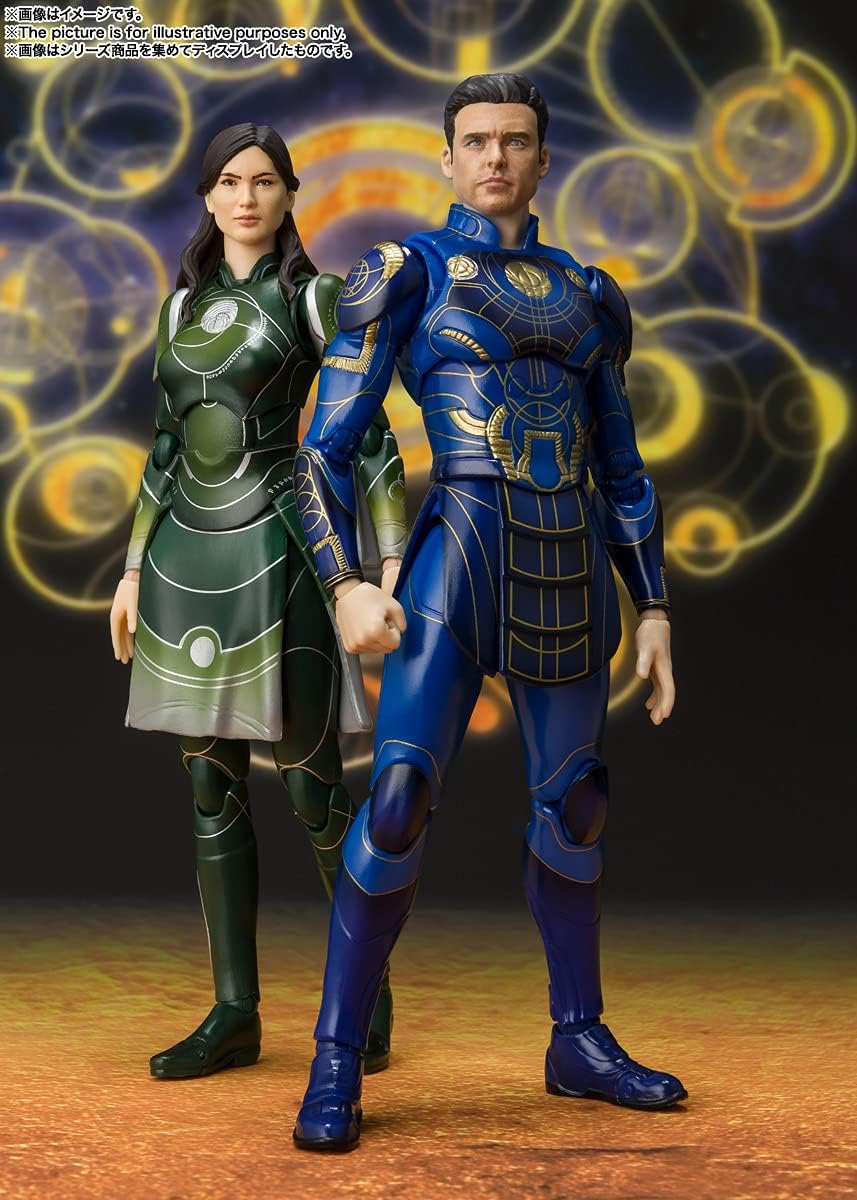 Bandai Spirits S.H. Figuarts Marvel Eternal Ecaris, Approx. 5.9 inches (150 mm), PVC & ABS Painted Action Figure
