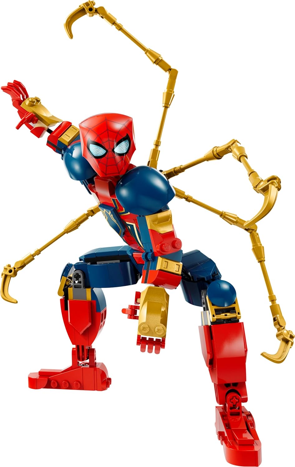 LEGO Marvel Building Figure - Iron Spider-Man, Superhero Toy for Kids, Movable Construction Toy with Armor Building Set, Gift Idea for Boys and Girls from 8 Years 76298