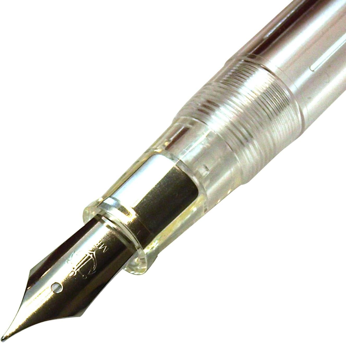 Sailor Junior Skeleton Demonstrator Nickle Chrome Platedmf Nib Fountain PEN