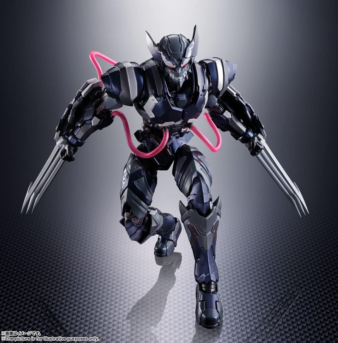 TAMASHII NATIONS - Tech-On Avengers - Venom Symbiote Wolverine (Tech-On Avengers), Bandai Spirits S.H.Figuarts Action Figure