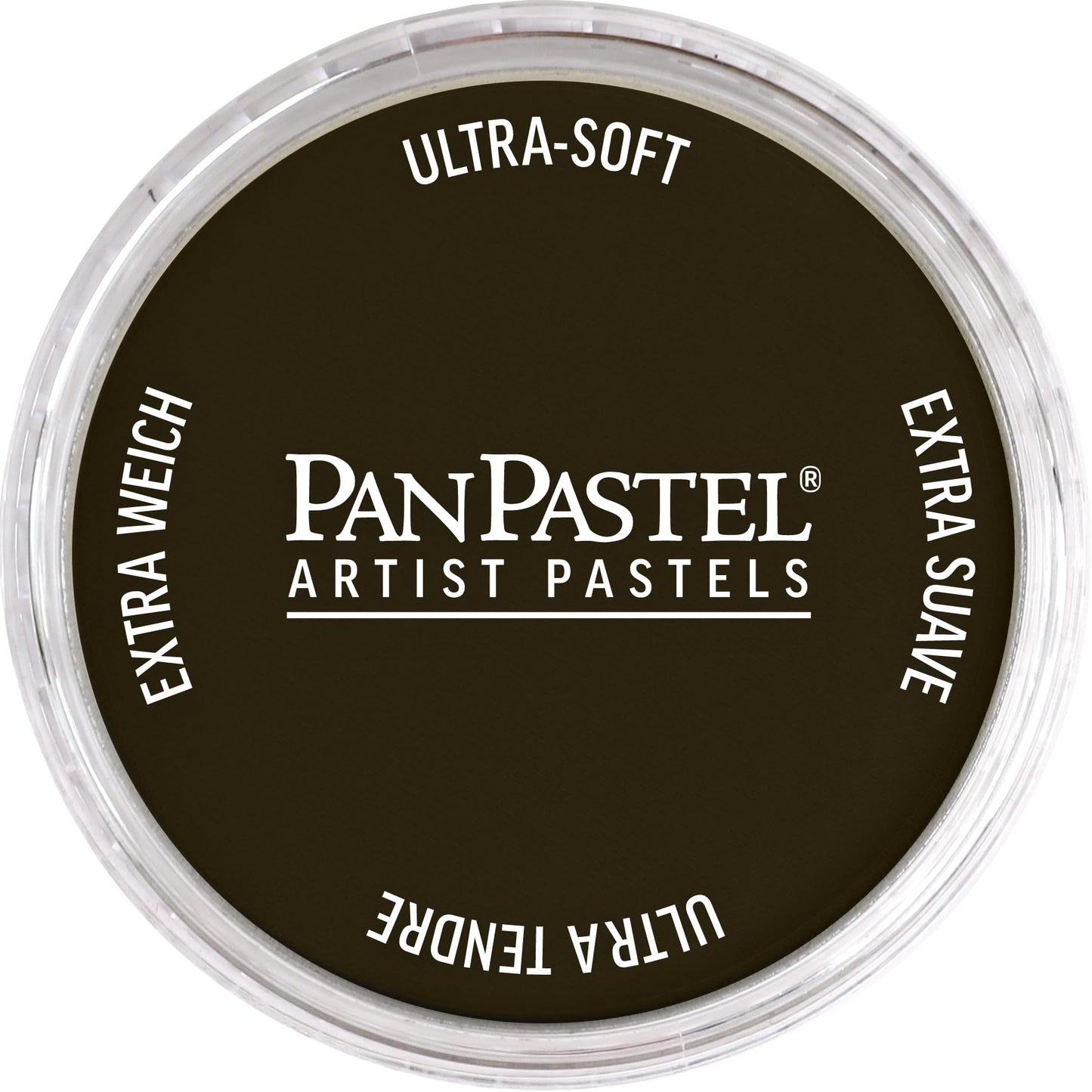 PanPastel Artist Pastels by GOLDEN, Raw Umber Extra Dark, 2.44‰ / 62mm Pan Diameter, Professional Artist Pastels, Unique Pan Format (cake-like)