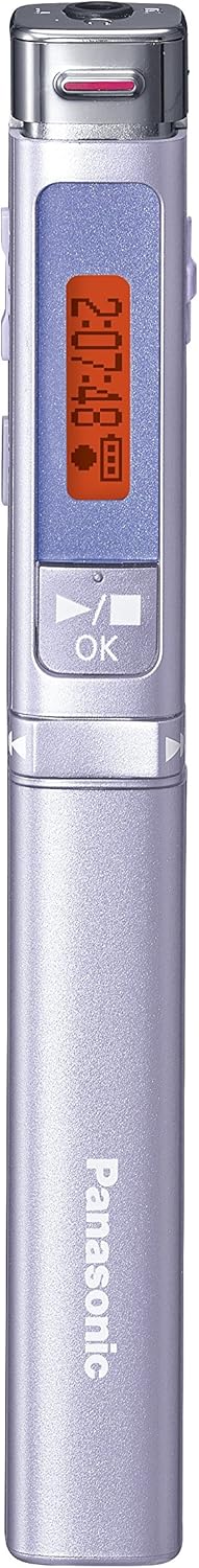 Panasonic IC Recorder, 4GB Stick Type, Violet, RR-XP008-V