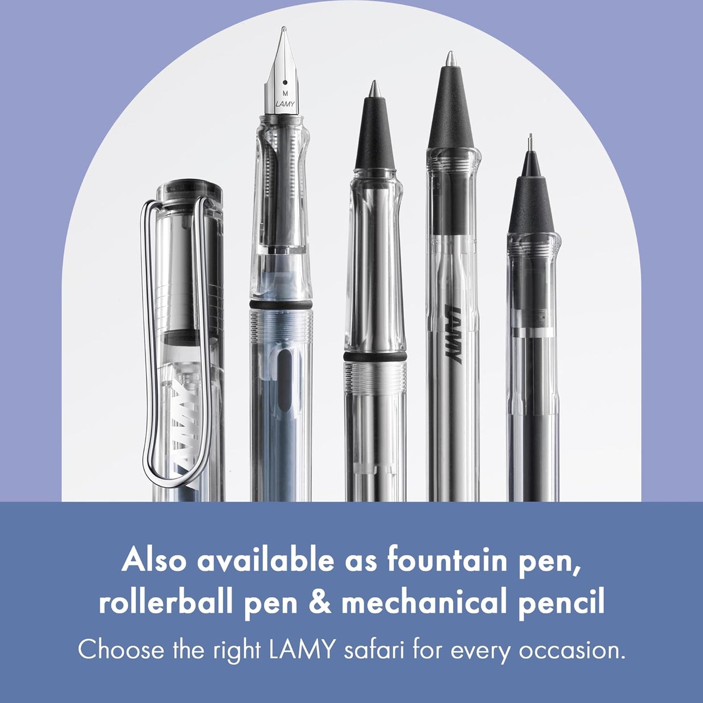 LAMY L212 Ballpoint Pen, Oil-Based, Safari, Skeleton