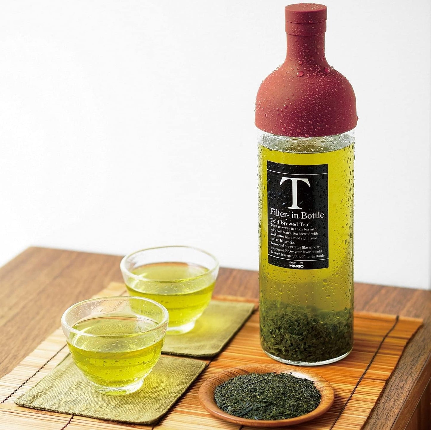 Hario Cold Brew Tea Bottle, 750ml, Red