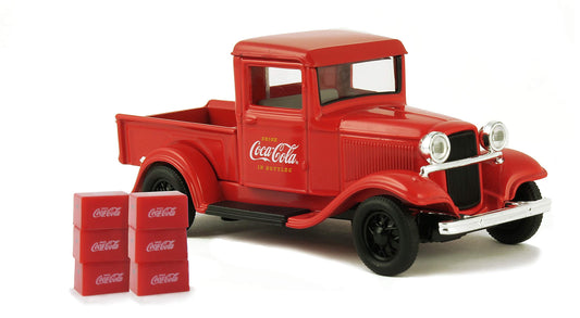 Coca-Cola 1/43 1934 Ford Model A Pickup with 6 Bottle Cartons