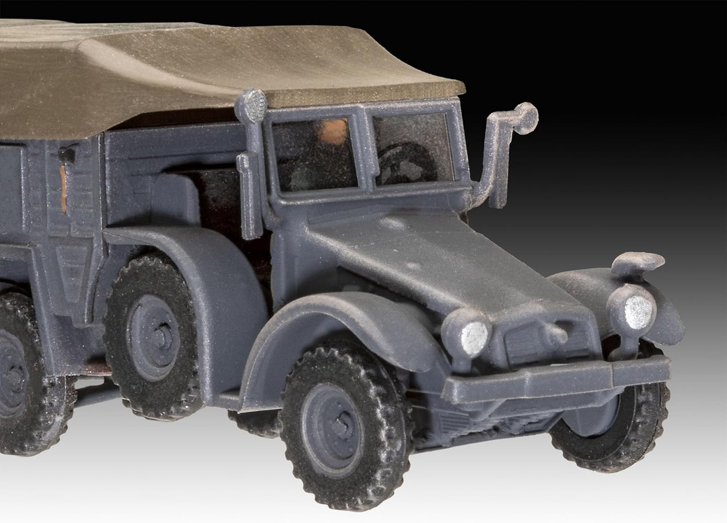 Revell 03344 Krupp Protze KFZ 69 with 3,7cm Pak 1:76 Scale Model Kit
