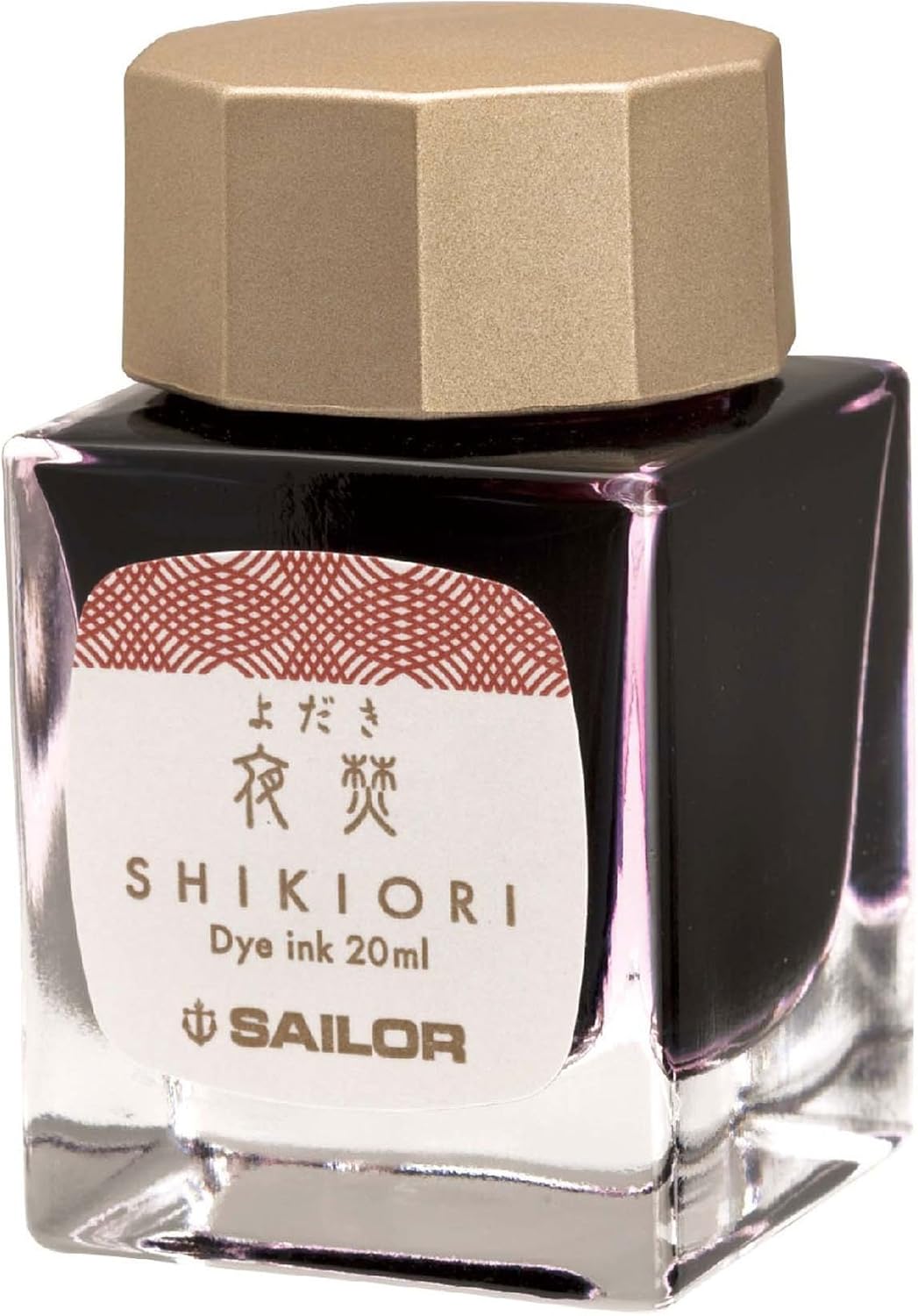 Sailor Fountain Pen, Bottled Ink, Four Seasons, Moonlight Surface, Night Burn, 13-1008-218