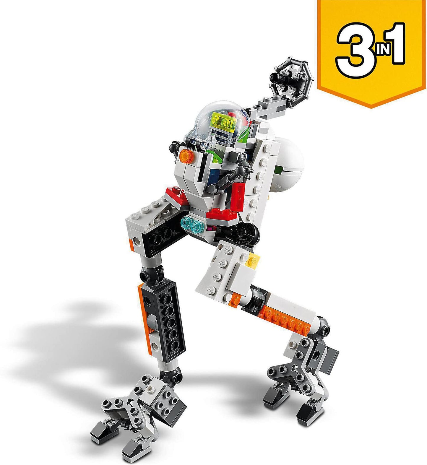 LEGO® Creator 3in1 Space Mining Mech 31115 Building Kit Featuring a Mech Toy, Robot Toy and Alien Figure