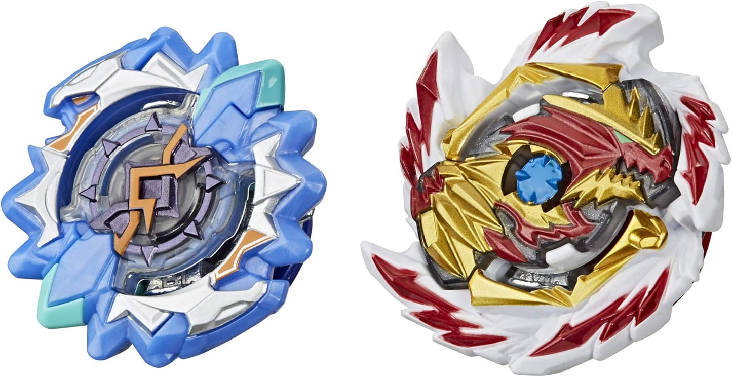 Beyblade Burst Rise Hypersphere Dual Pack Erase Devolos D5 and Left Astro A5-2 Left-Spin Battling Top Toys, Ages 8 and Up