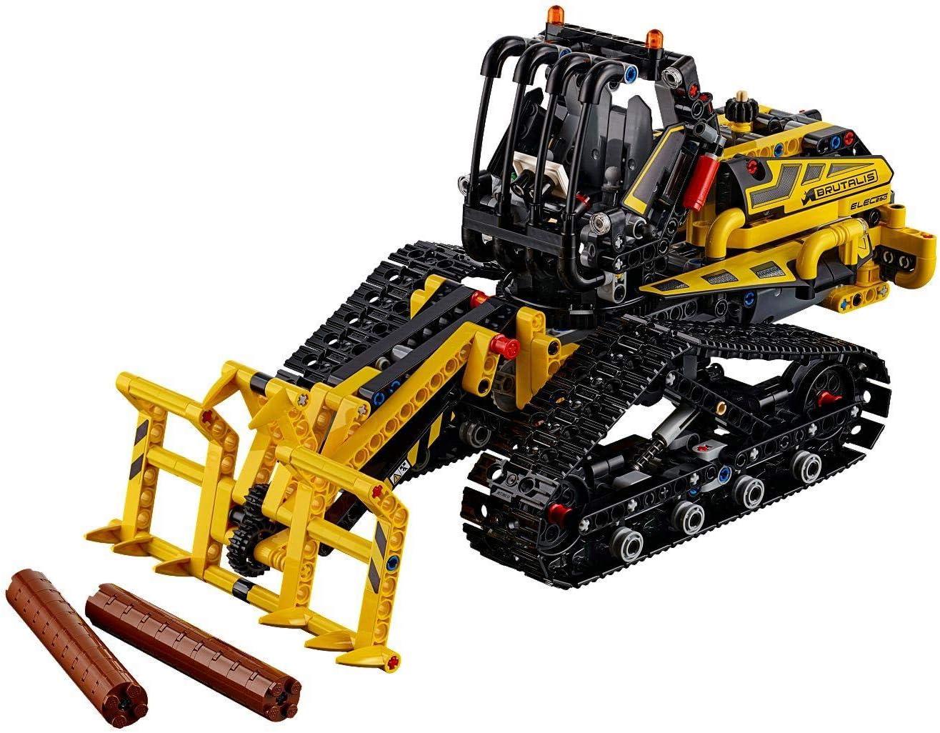 Technic Tracked Loader Excavator Construction Toy Vehicle, 2 in 1 Model, Tracked Dumper, Kids Digger Toys