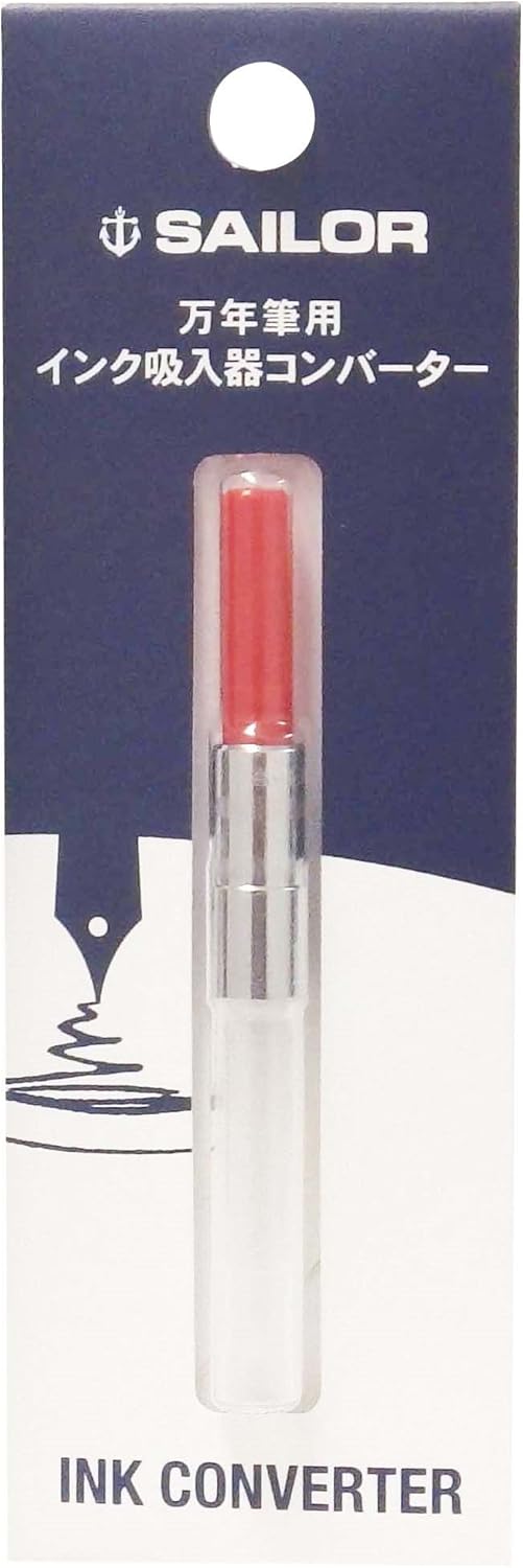 Sailor Fountain Pen Converter, Red