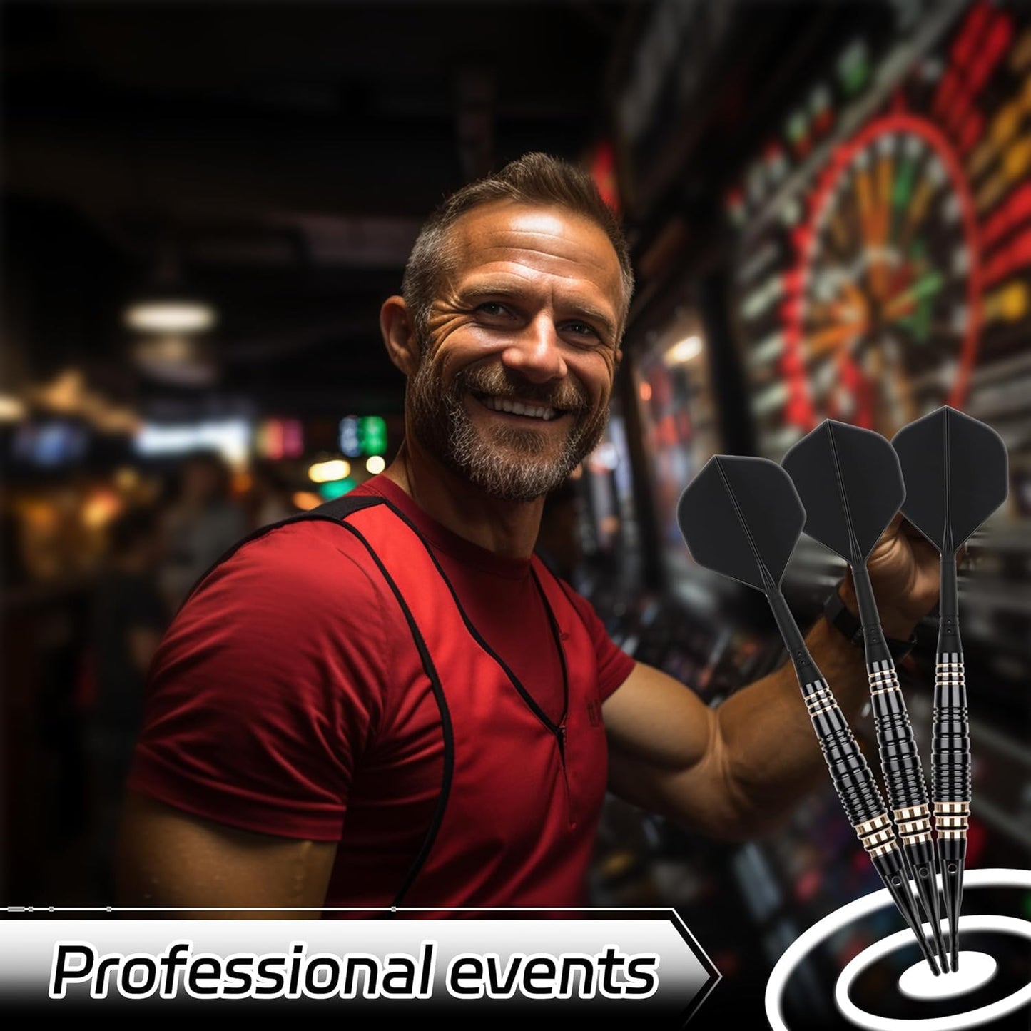 CyeeLife Professional Soft Tip Darts Set 18 Grams with 30 Extra Dart Tips and Gift storage box,Darts Plastic Tip