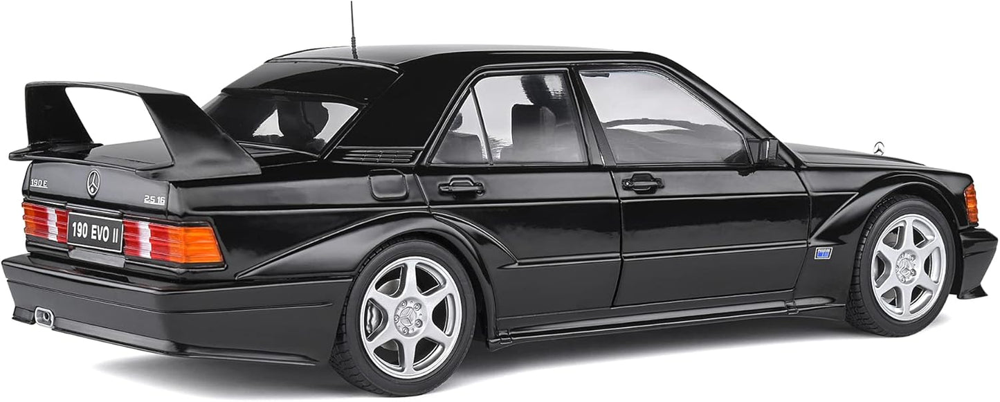 Solido 1990 Mercedes-Benz 190 Evo II W201 Black 1:18