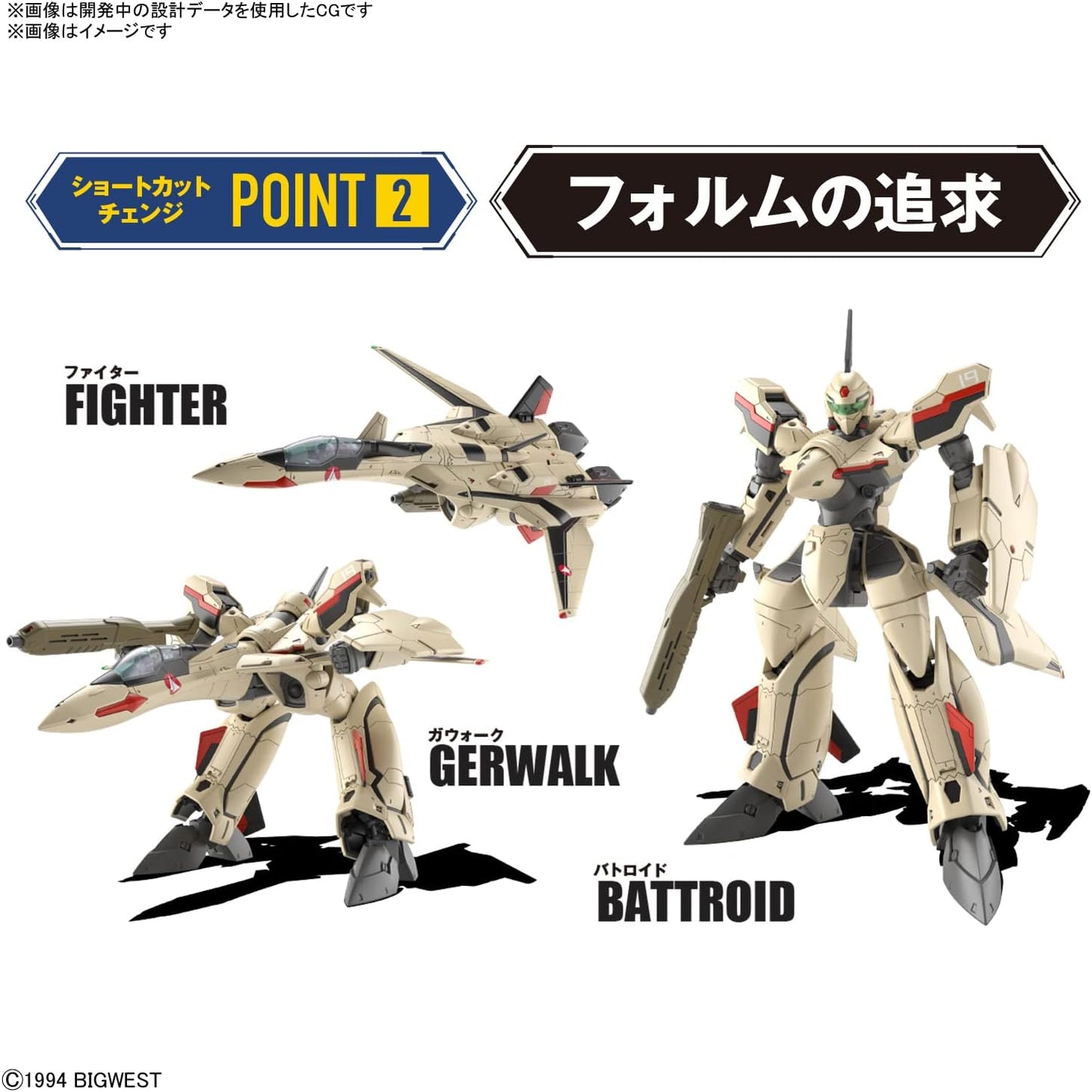 Bandai Hobby - Macross Plus - YF-19, Bandai Spirits HG 1/100 Model Kit