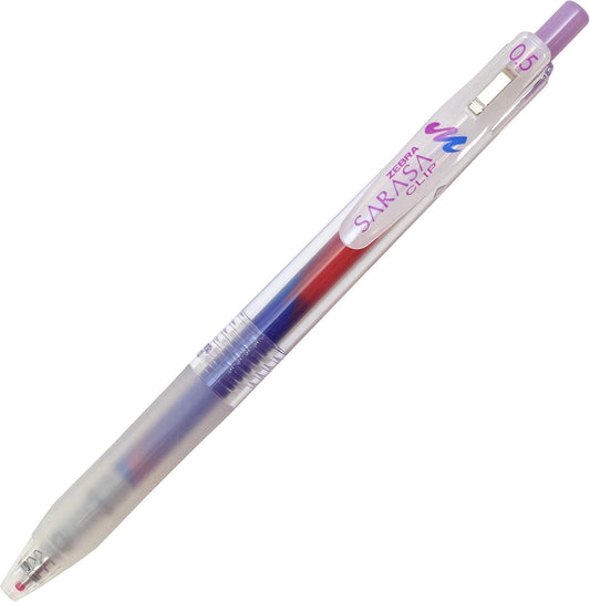 ZEBRA Knock Ballpoint Pen Sarasa Clip Marble Color (Blue Berry Smoothie) JJ75-BS