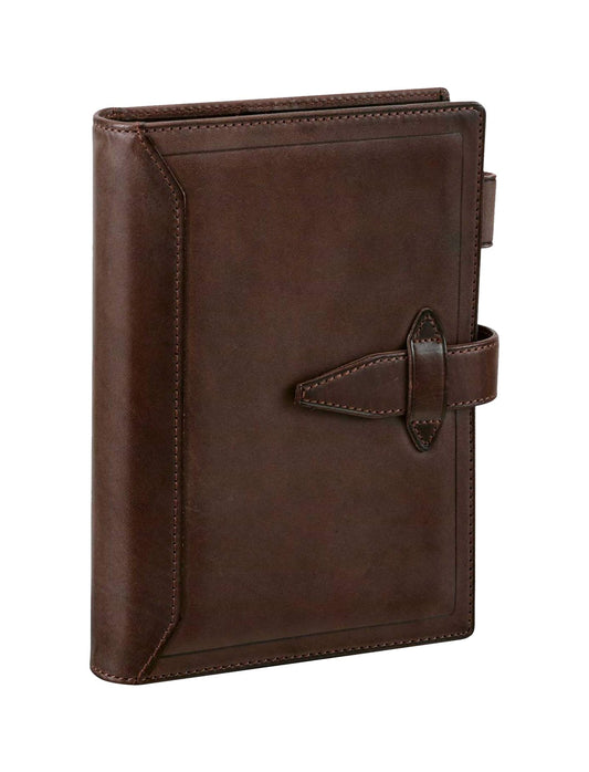 Raymei Fujii DB3014E Personal Organizer, Da Vinci Loroma Classic Bible Dark Brown