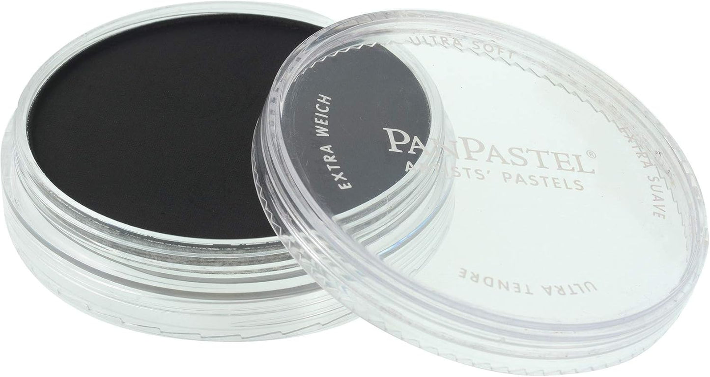 PanPastel Artist Pastels by GOLDEN, Black, 2.44??� / 62mm Pan Diameter, Professional Artist Pastels, Unique Pan Format (cake-like)