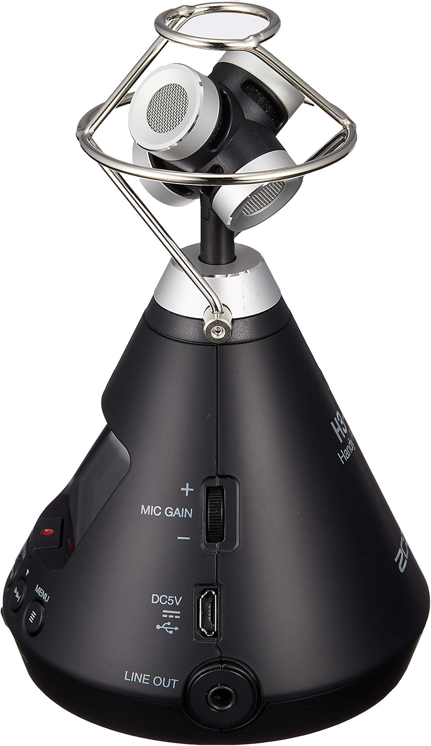 ZOOM Zoom Handy Recorder, Binaural, VR, Spatial Audio, 360º Omnidirectional Sound Recording, Web Conferencing, Microphone, Video Conferencing, ASMR H3-VR