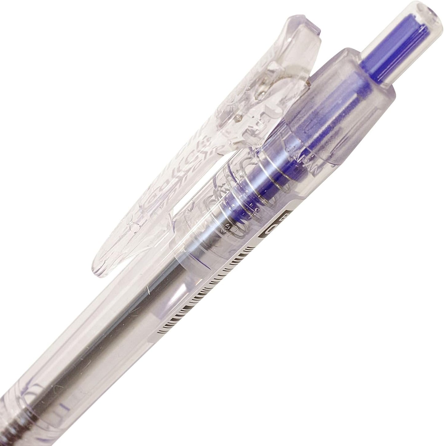 ZEBRA Knock Oil-Based Ink Ballpoint Pen, TapliClip, 0.5, Blue Ink