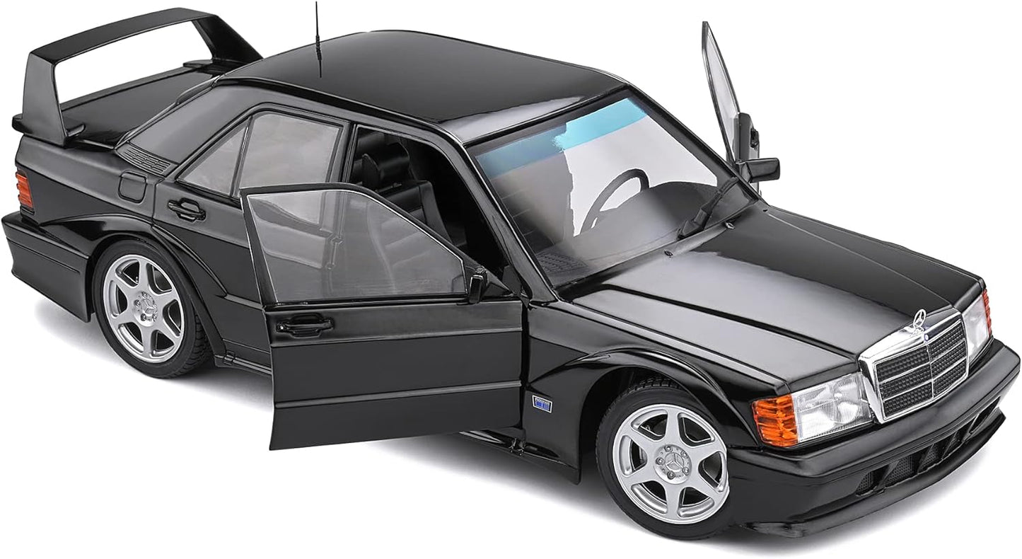 Solido 1990 Mercedes-Benz 190 Evo II W201 Black 1:18