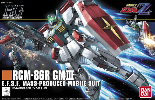 HGUC Mobile Suit Gundam ZZ RGM-86R Jim III 1/144 Scale Plastic Model