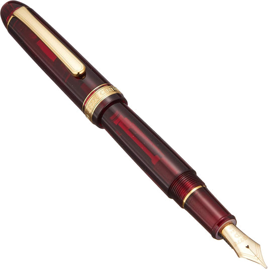 PLATINUM Fountain Pen # 3776 Century Wide Bourgogne