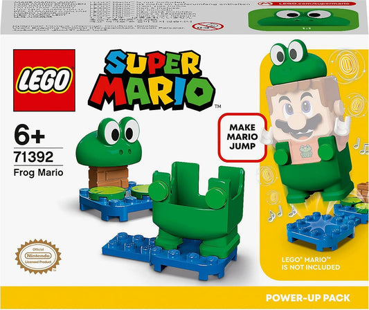 LEGO 71392 Super Mario Frog Mario Suit Toy for Kids 6+, Collector’s Gift, LEGO Super Mario Upgrade Set