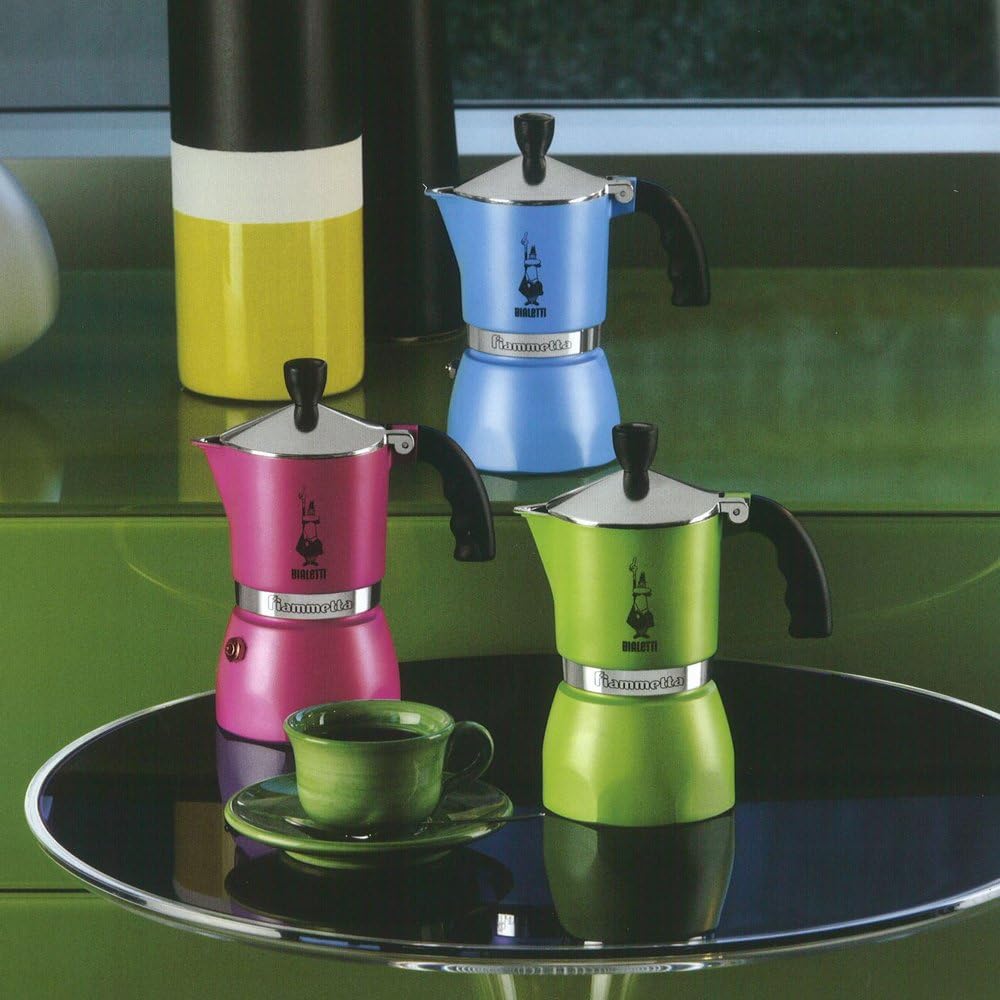 Bialetti Fiammetta Espresso Maker for 3 Cups Aluminium Violet