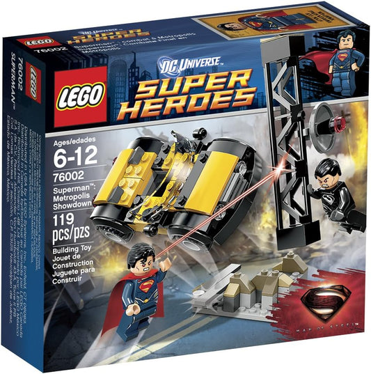 LEGO Superheroes Superman Metropolis Showdown 76002 Interlocking Set