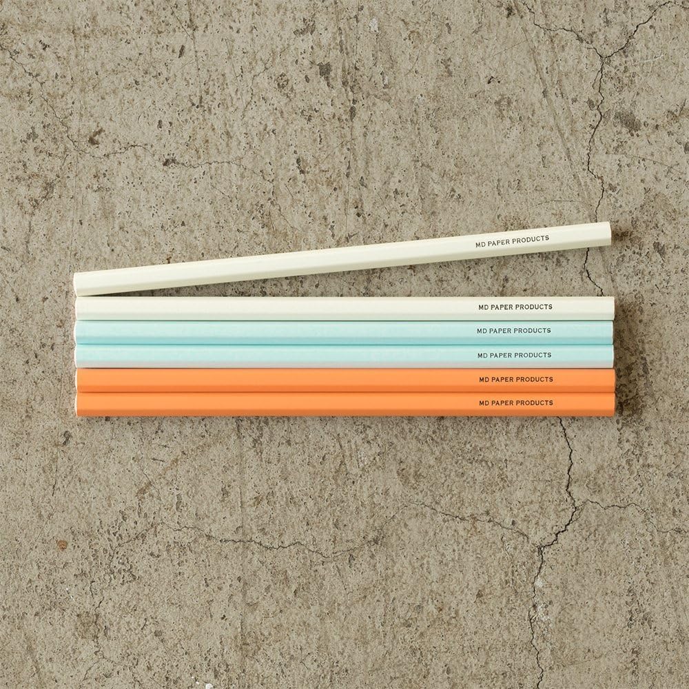 DESIGNPHIL 35323006 MIDORI Pencils, MD Colored Pencils, Set of 6