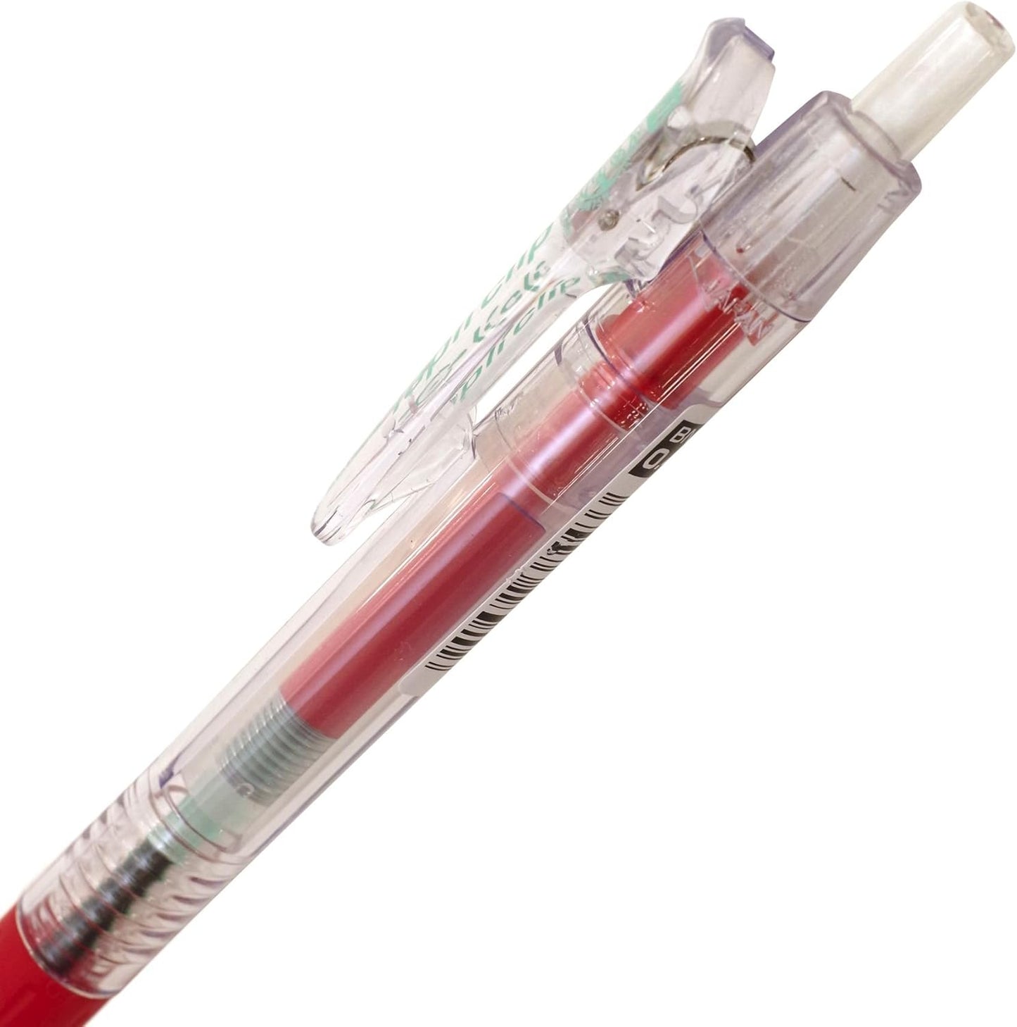 ZEBRA Knock Oil-Based Ink Ballpoint Pen, TapliClip, 0.4, Black Ink