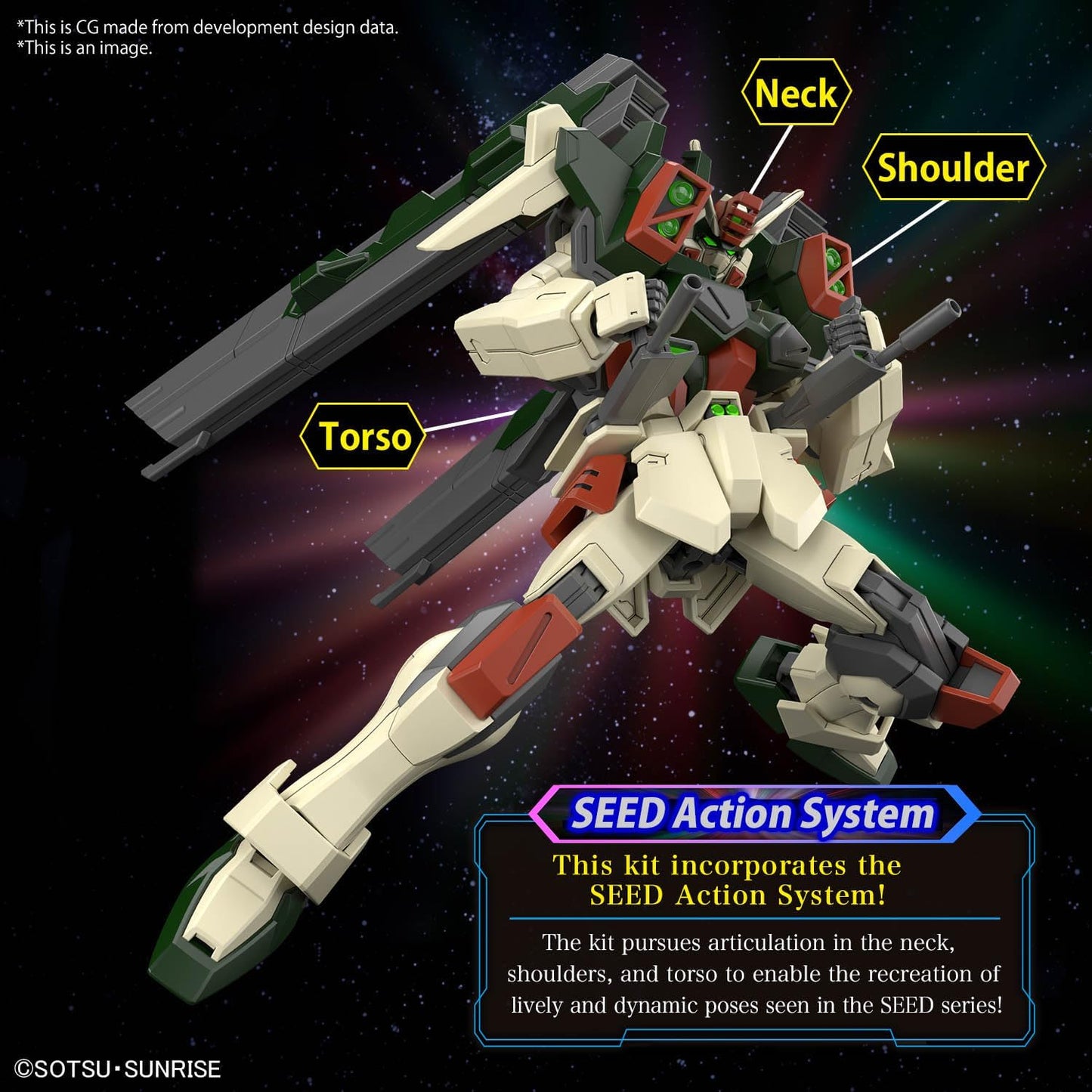 Bandai Hobby - Mobile Suit Gundam Seed Freedom - #253 Lighting Buster Gundam HGCE 1/144 Model Kit