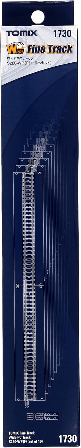 TOMIX N gauge 1730 Wide PC Rail S280-WP (F) (10 sets)