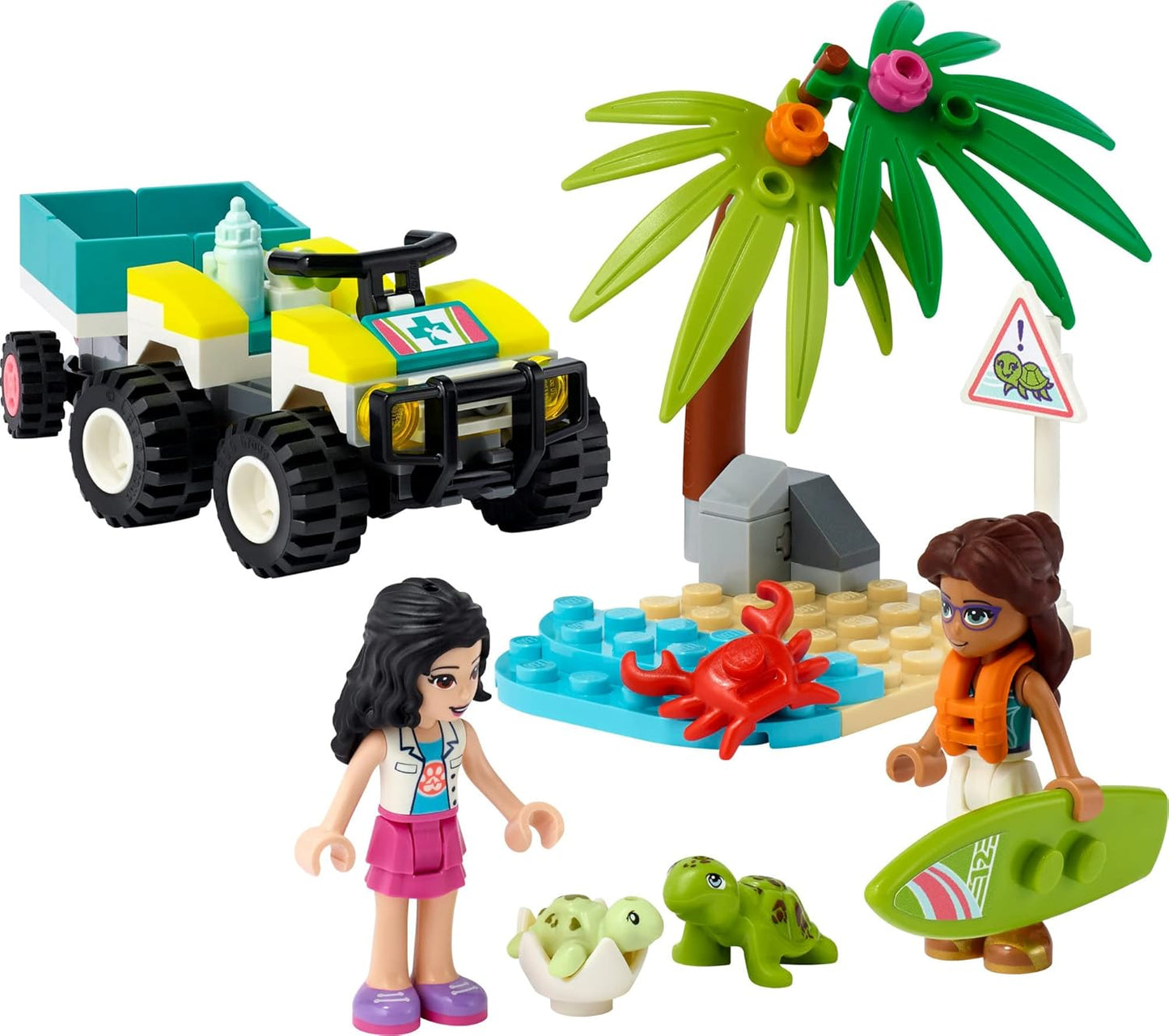 Lego Friends Turtle Protection Vehicle 41697 Building Toy Set for Kids, Girls, and Boys Ages 6+ (90 Pieces)