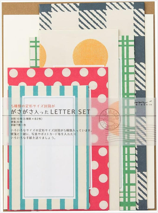 Midori 86420006 Lettering Set, Gassa, Colorful