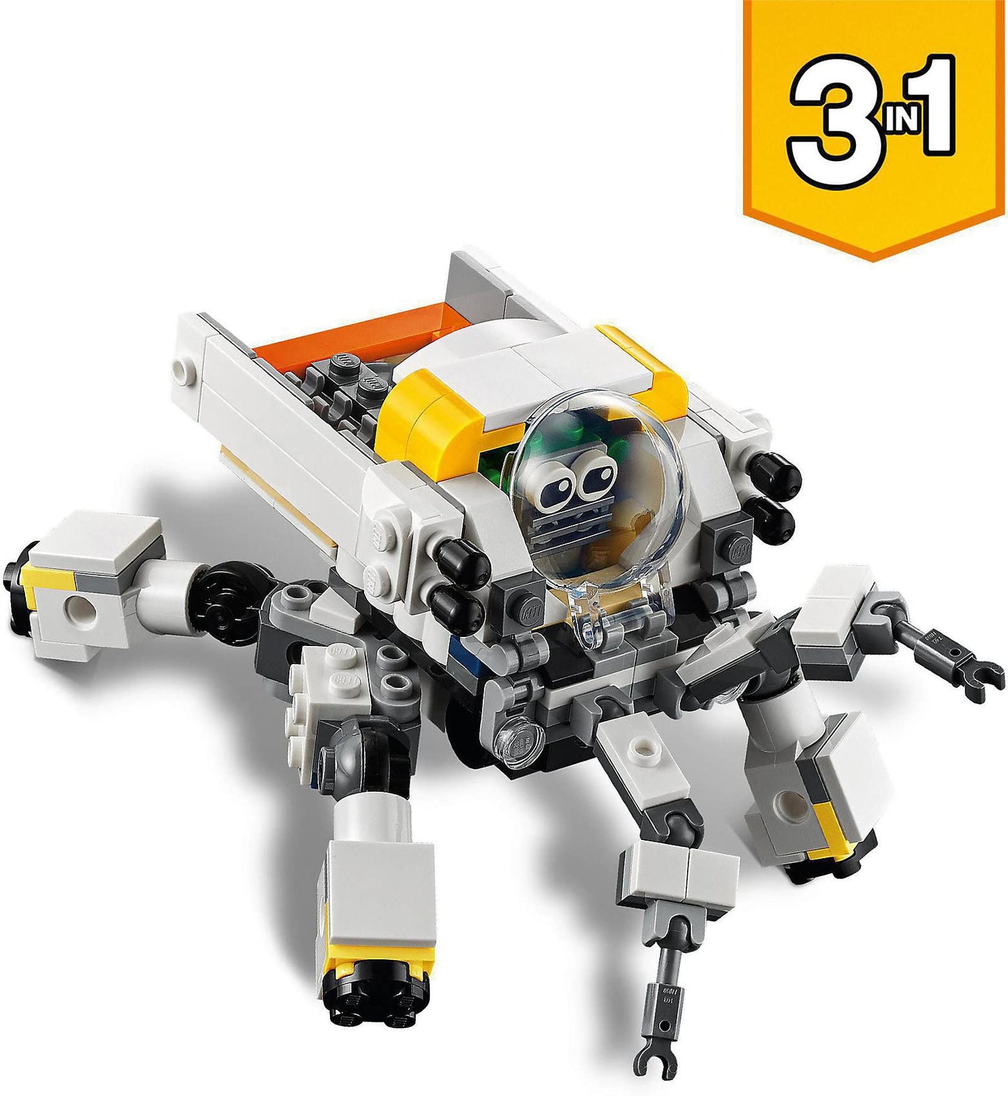 LEGO® Creator 3in1 Space Mining Mech 31115 Building Kit Featuring a Mech Toy, Robot Toy and Alien Figure