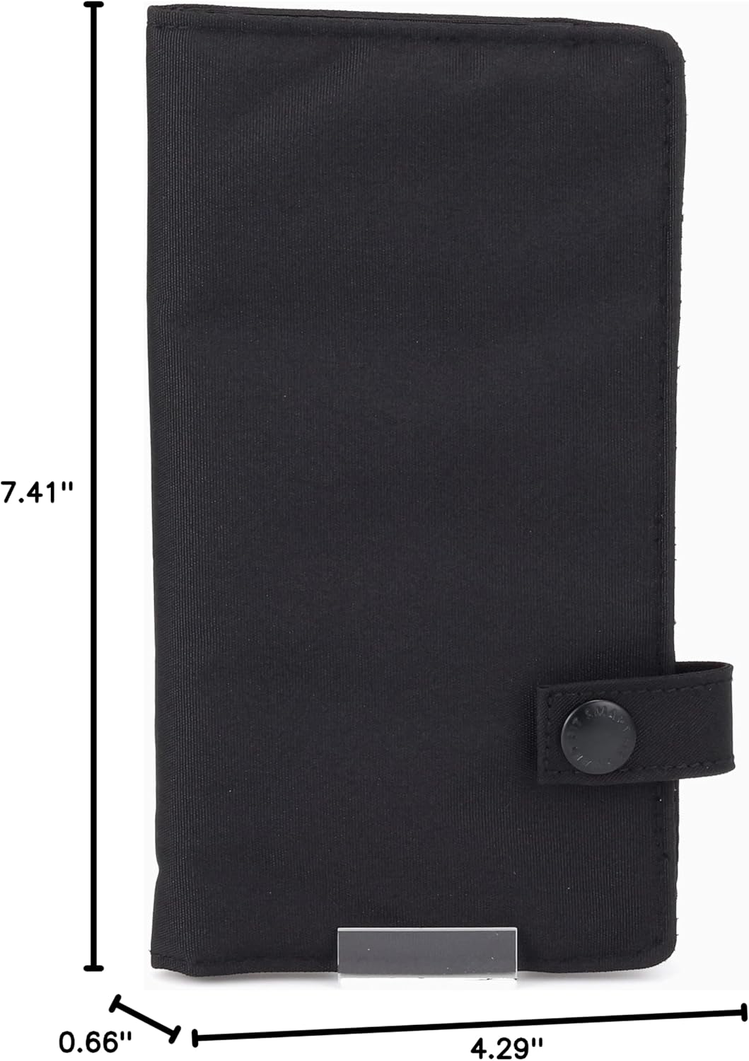 LIHITLAB Slim Pen Case, 7.5 x 4.3, Black (A7585-24) (A-7585-24)