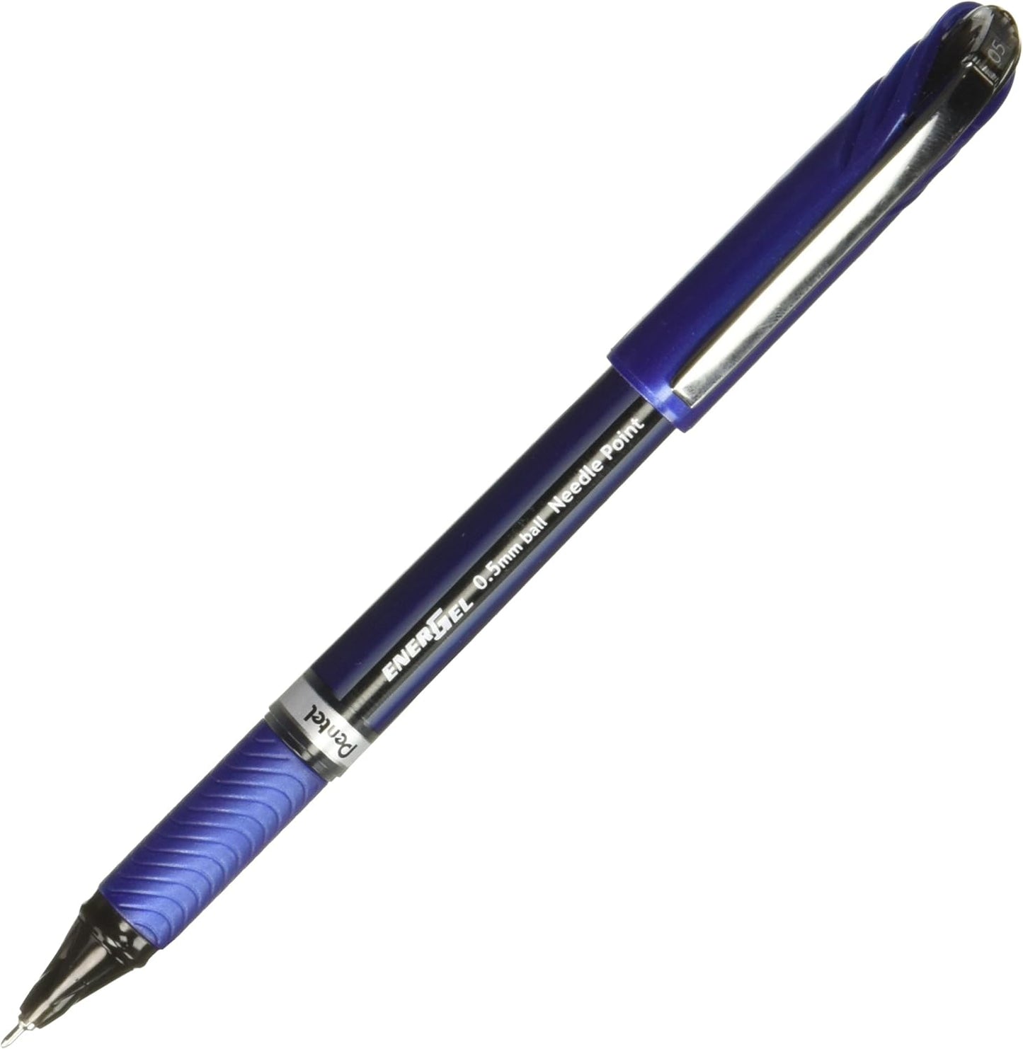 Pentel EnerGel Euro Ballpoint Pen, 0.5mm Needle Tip, Black Ink (BLN25-A)