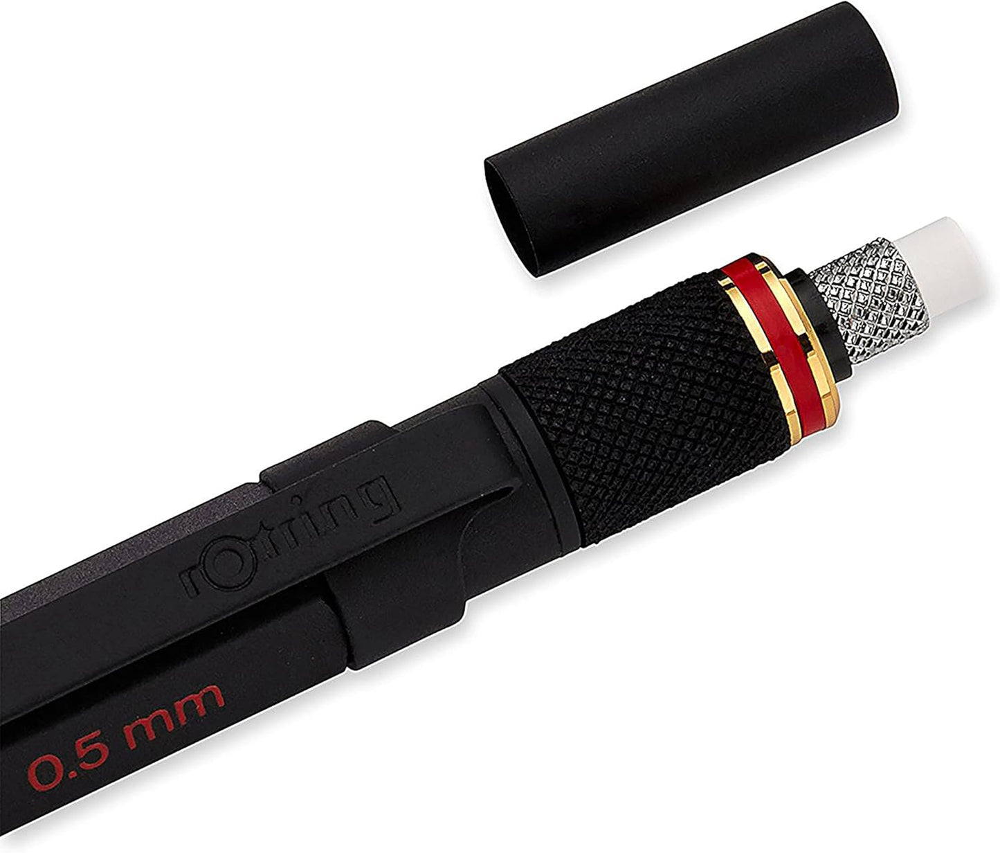 rOtring 800+ Mechanical Pencil and Touchscreen Stylus, 0.5 mm, Black