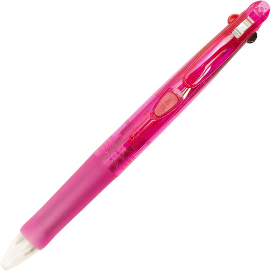 ZEBRA Clip-On G Series 2 Color Ballpoint Multi Pen - 0.7 mm - Pink Body