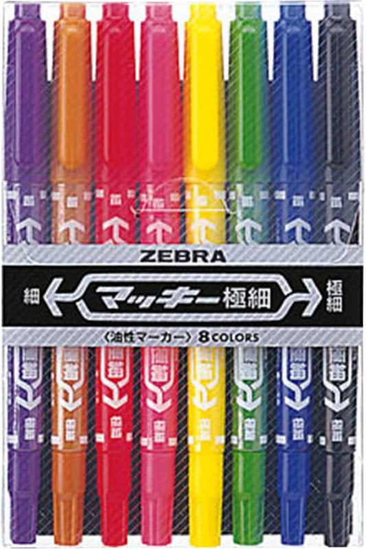 ZEBRA MCF-8C Marker (8 Colors)