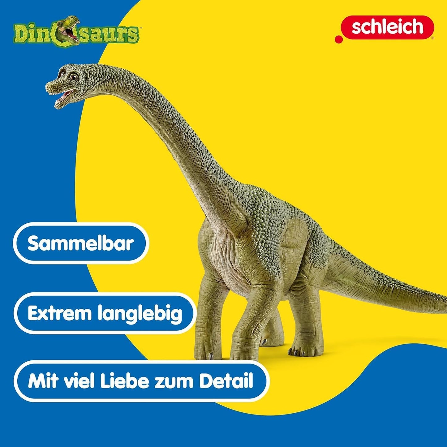 Schleich 14581 Dinosaur Toy, Brachiosaurus Figure