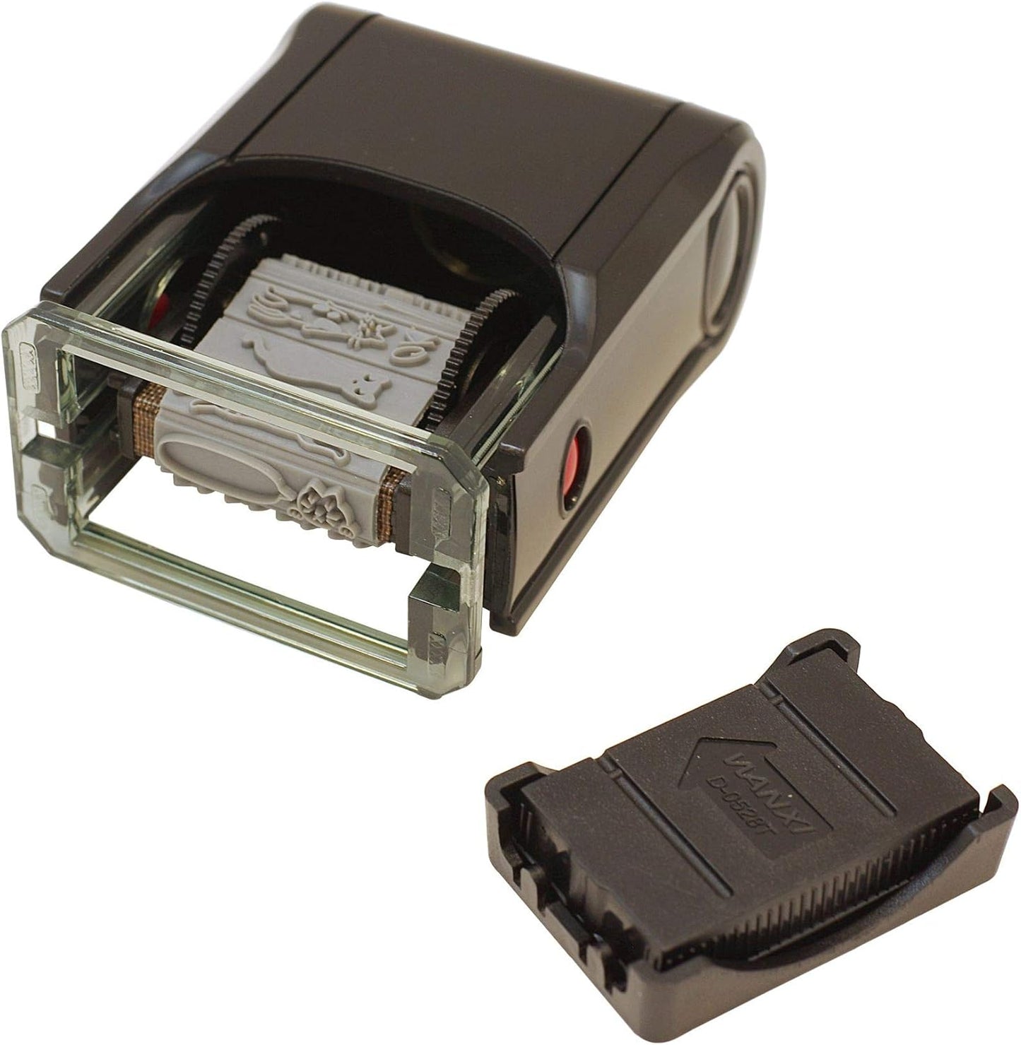 Midori 35380006 Stamp, Rotating Stamp, Cat Pattern