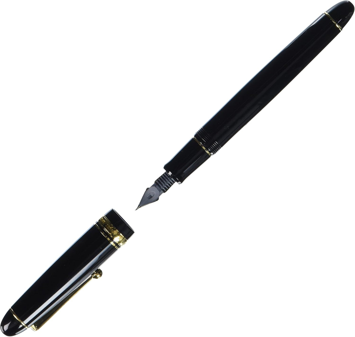 PILOT Fountain Pen Custom 742, Black Body, FA-Nib