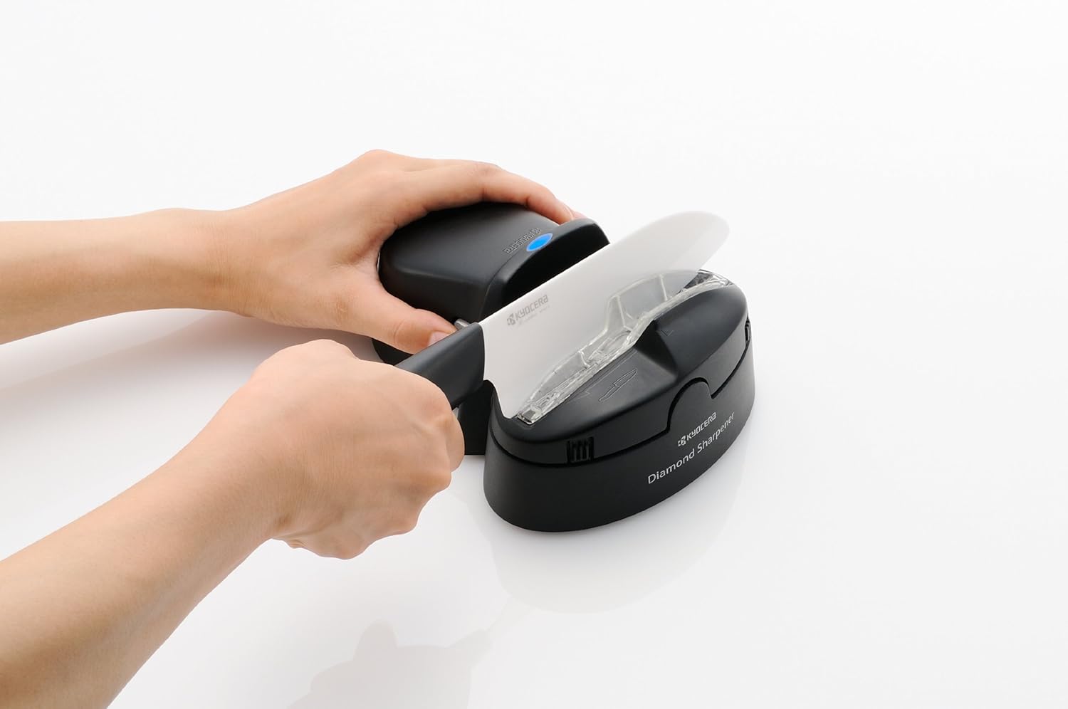 Kyocera Advanced Diamond Hone Knife Sharpener for Ceramic and Steel Knives