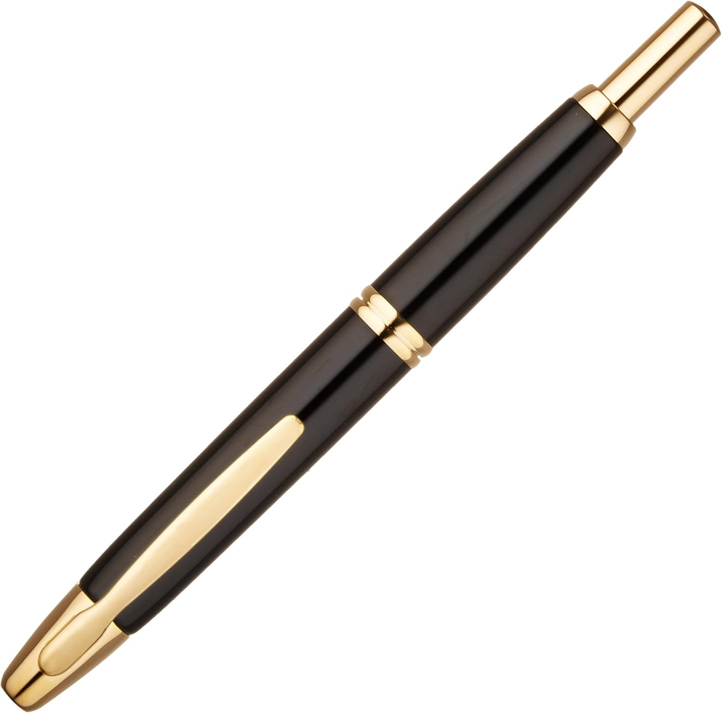 PILOT Fountain Pen Capless, F-Nib, Black Body (FC-15SR-B-F)