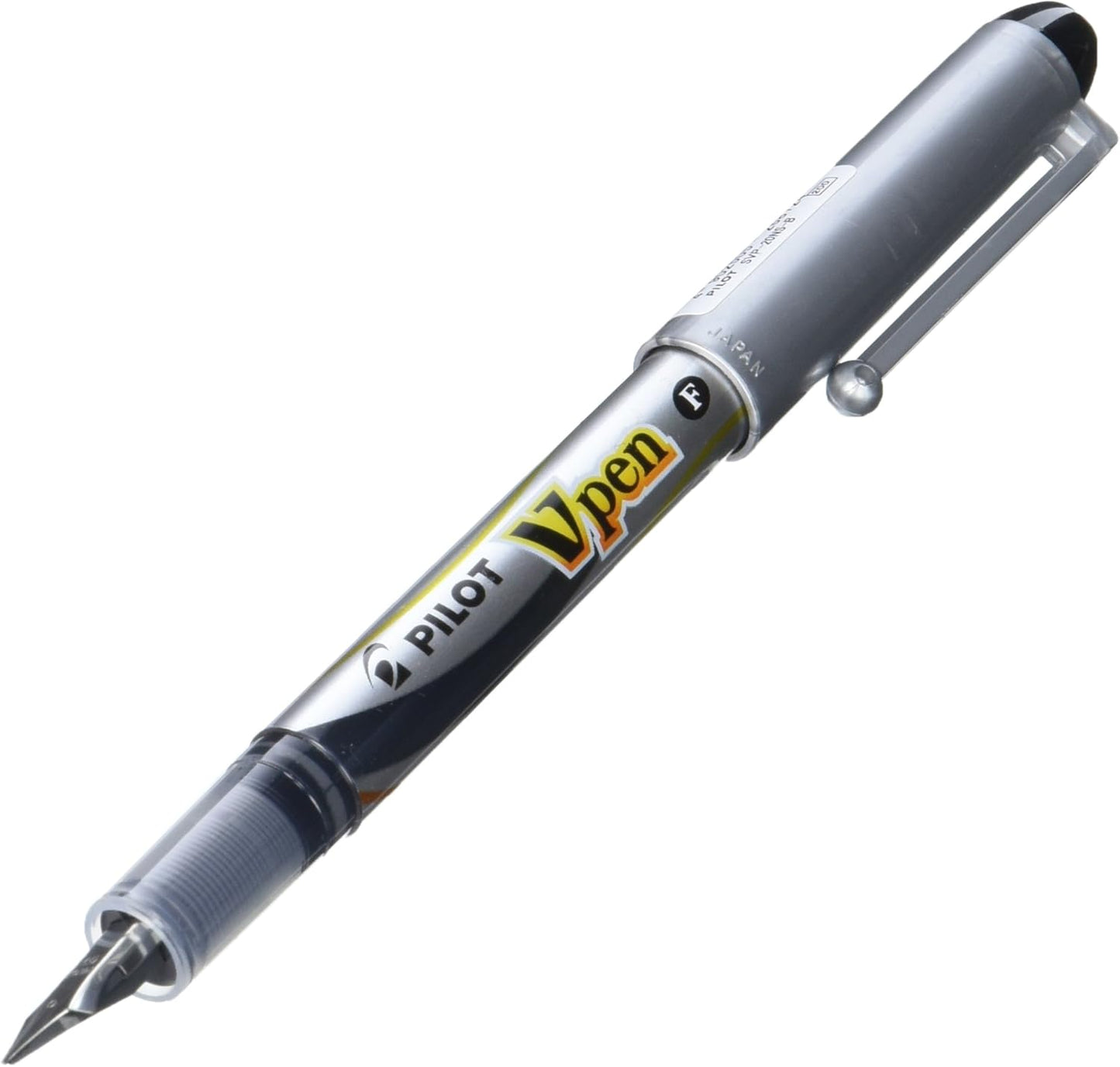 PILOT Fine-Nib Disposable Fountain Pen, Black Ink (SVP-20NS-B)